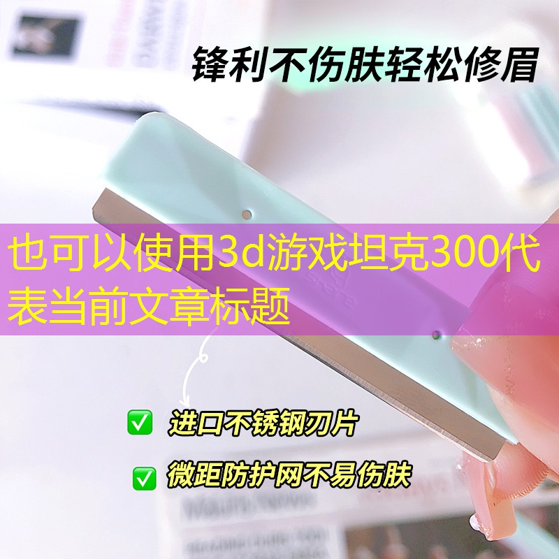 3d游戏坦克300