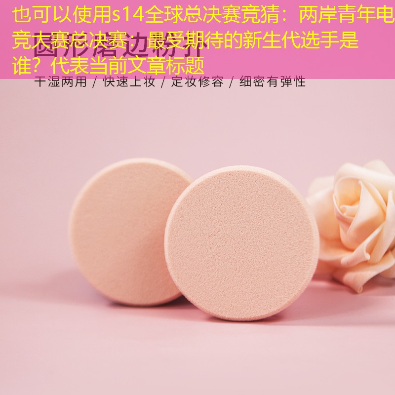 两岸青年电竞大赛总决赛：最受期待的新生代选手是谁？